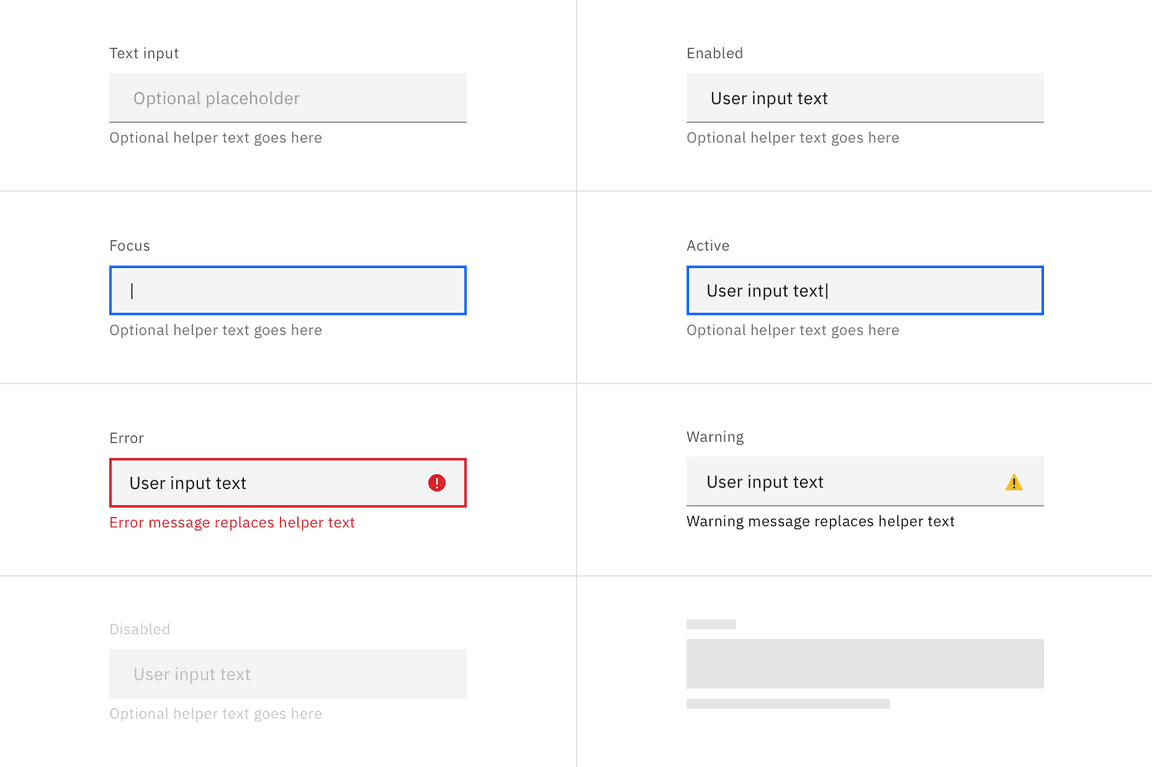 Examples of fixed input states